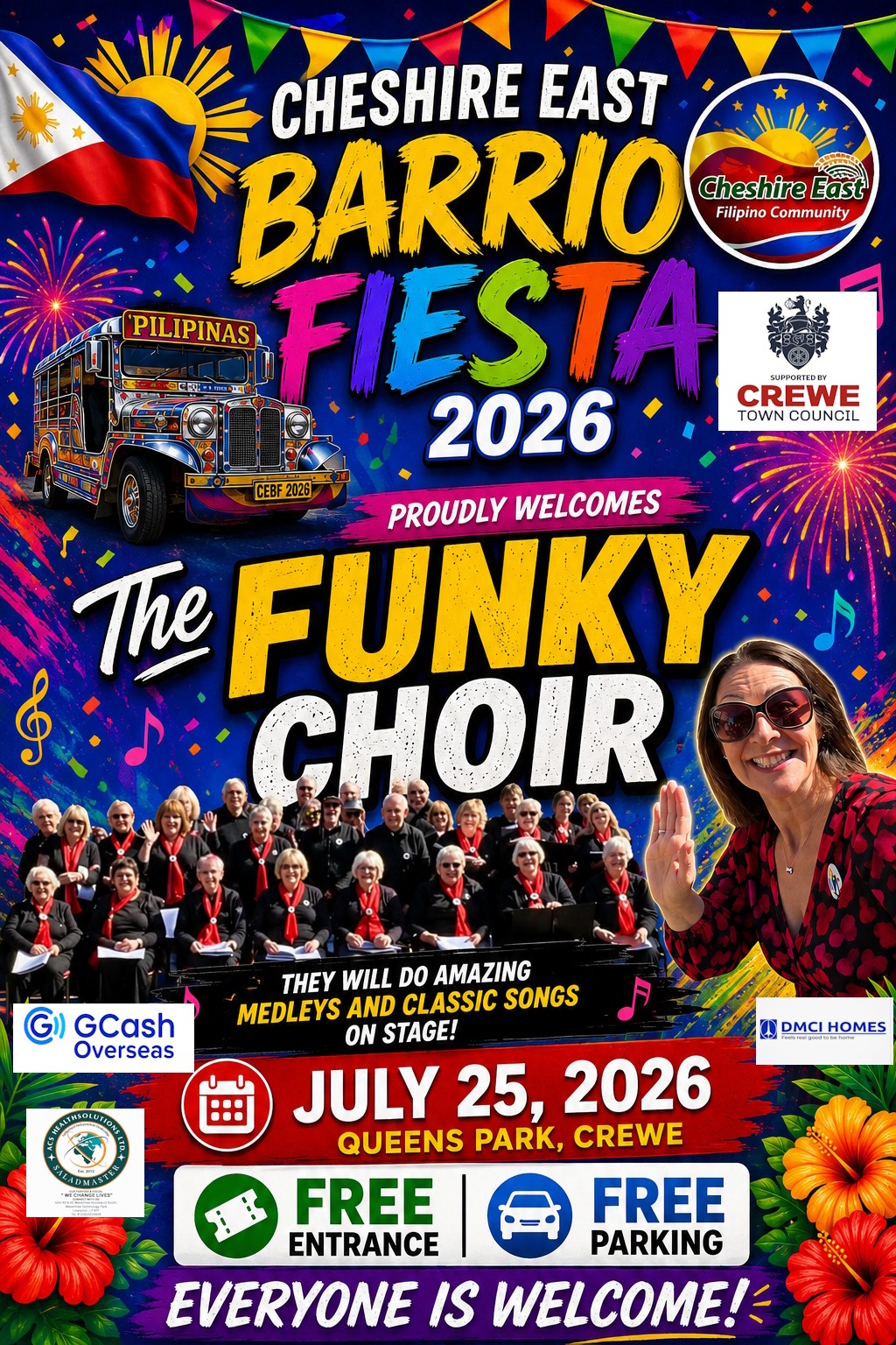 The Funky Choir — Cheshire East Barrio Fiesta 2026