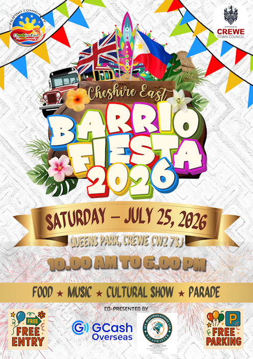 Cheshire East Barrio Fiesta 2026 poster