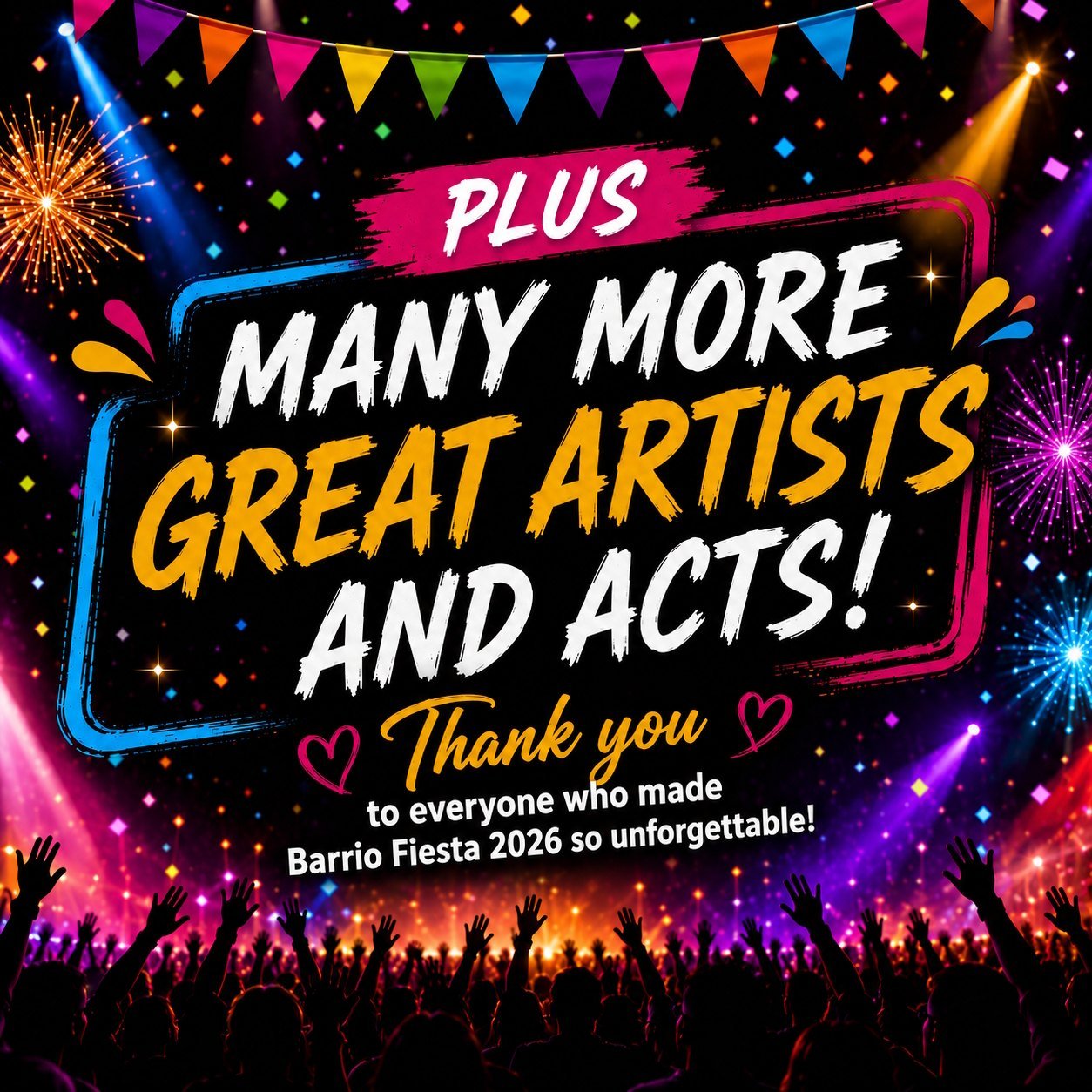 Plus many more great artists and acts