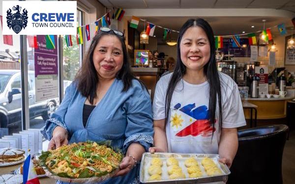 CEFC sharing Filipino food at Crewe’s Celebrating Diversity Evening
