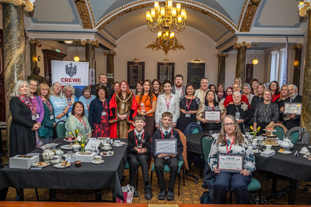 Crewe Community Awards 2026 group photograph