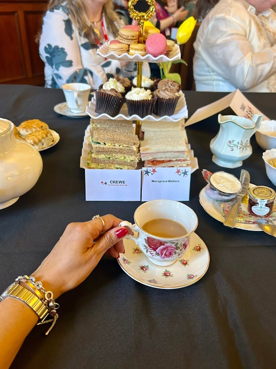 Afternoon tea at the Crewe Community Awards