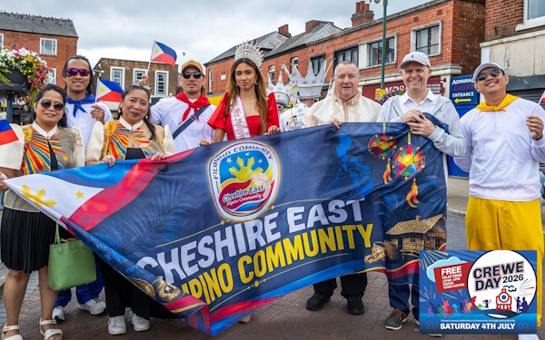 CEFC volunteers representing the Filipino community at Crewe Day