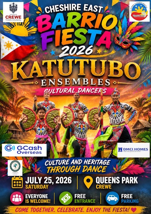 Katutubo Ensemble — Cheshire East Barrio Fiesta 2026