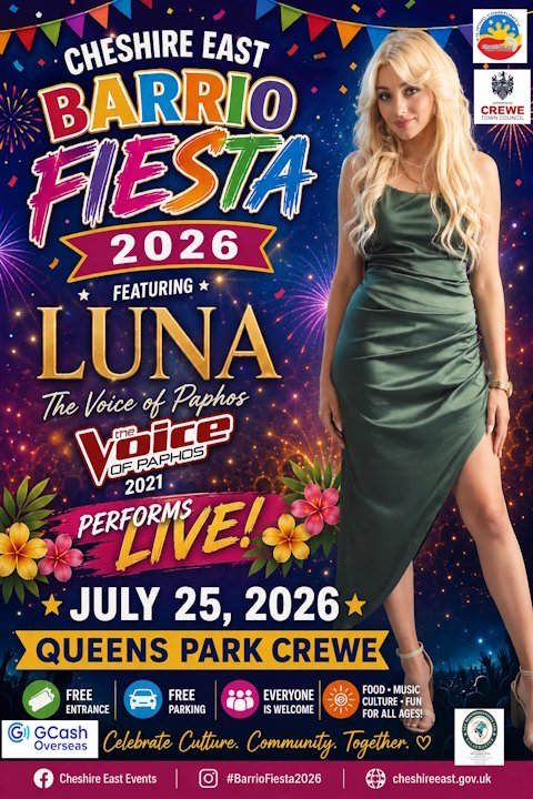 Luna — Cheshire East Barrio Fiesta 2026