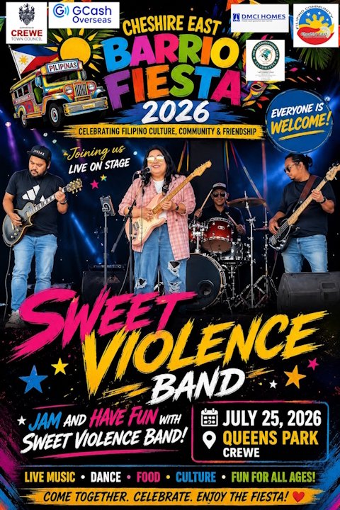Sweet Violence Band — Cheshire East Barrio Fiesta 2026